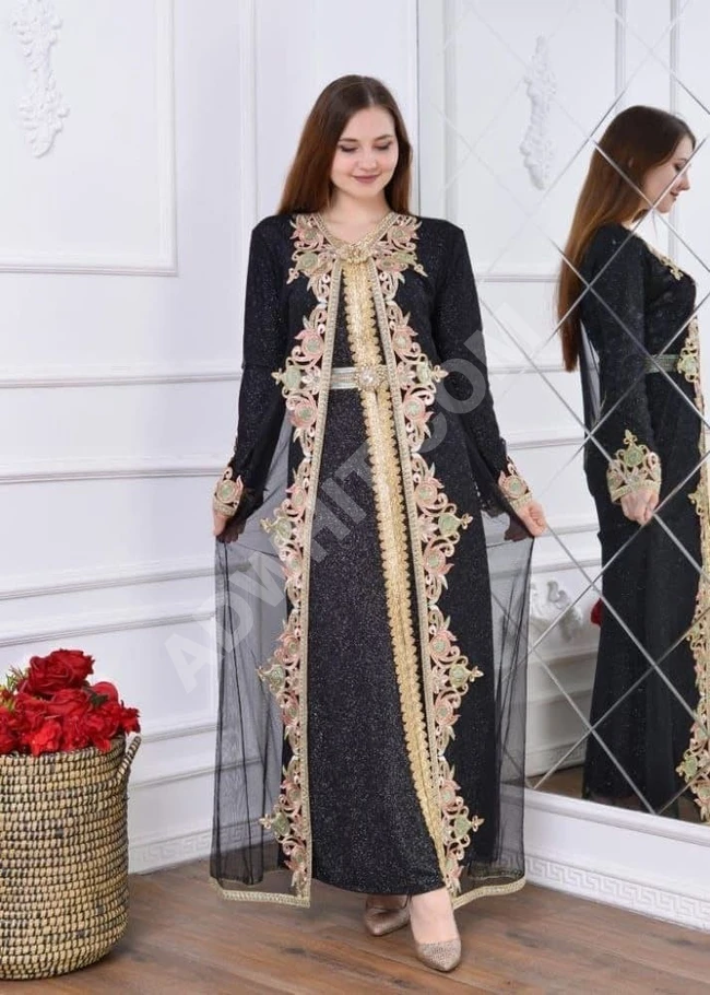 قفطان نسائي طويل للمحجبات 