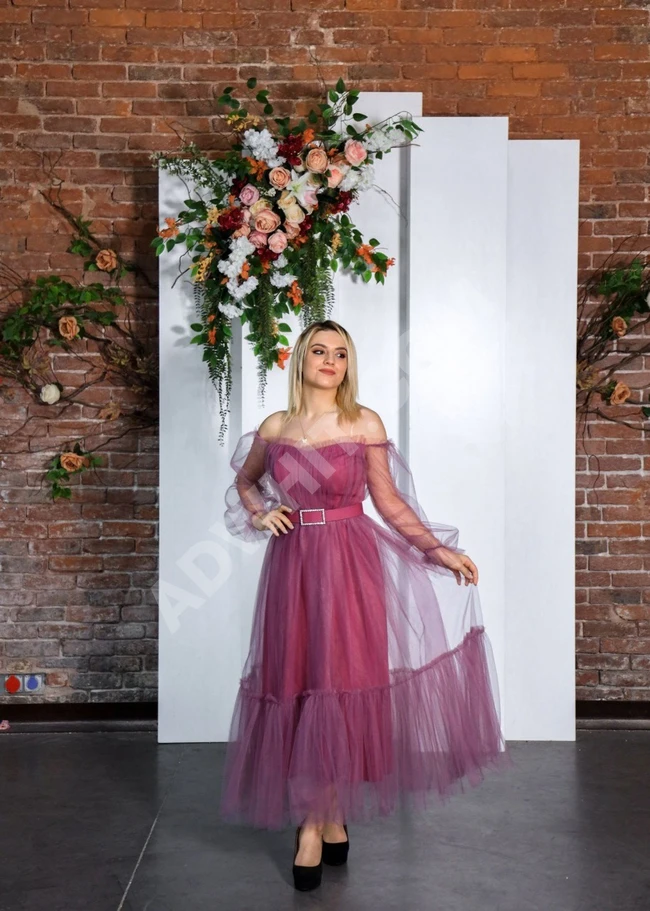 فستان سهرة شيفون 