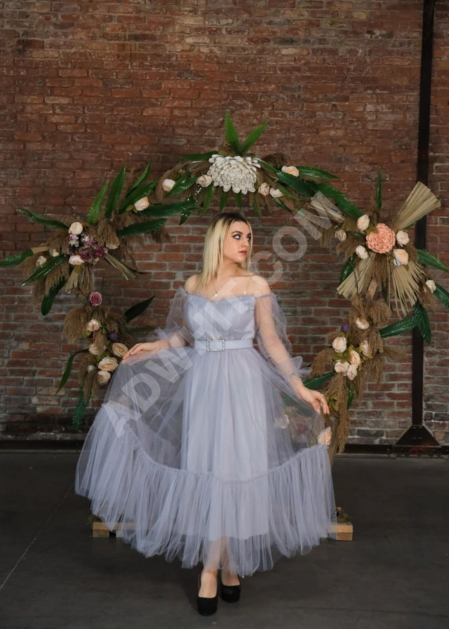 فستان سهرة شيفون 