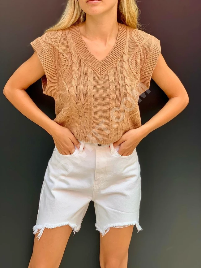 كنزة صوف نسائية 