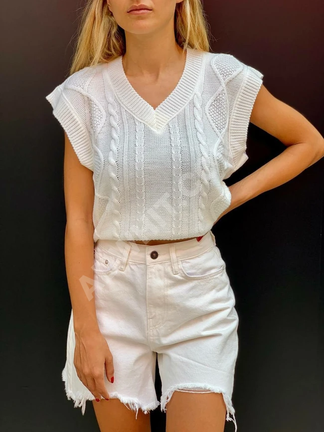 كنزة صوف نسائية 