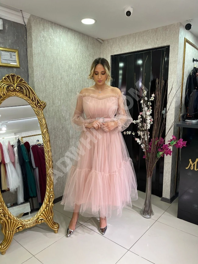 فستان سهرة شيفون 