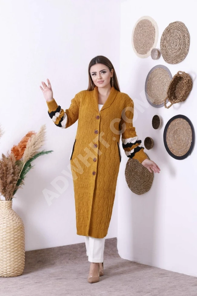 جاكيت صوف نسائي 