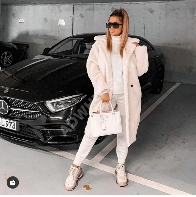 جاكيت فرو شتوي نسائي