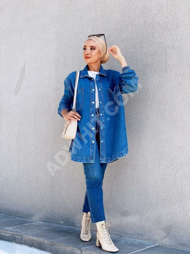 جاكيت جينز نسائي 