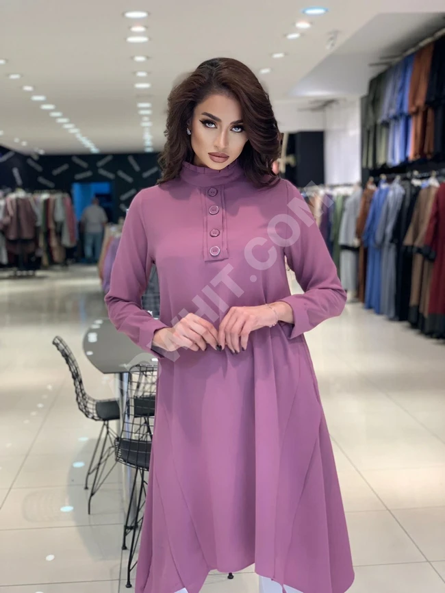 تونيك نسائي طويل مناسب للمحجبات 