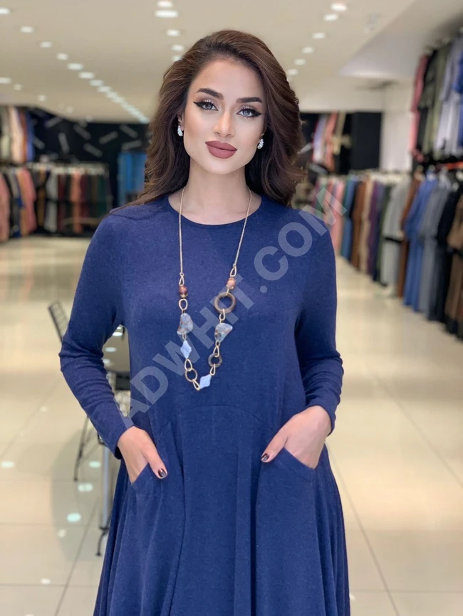 فستان نسائي واسع للمحجبات 