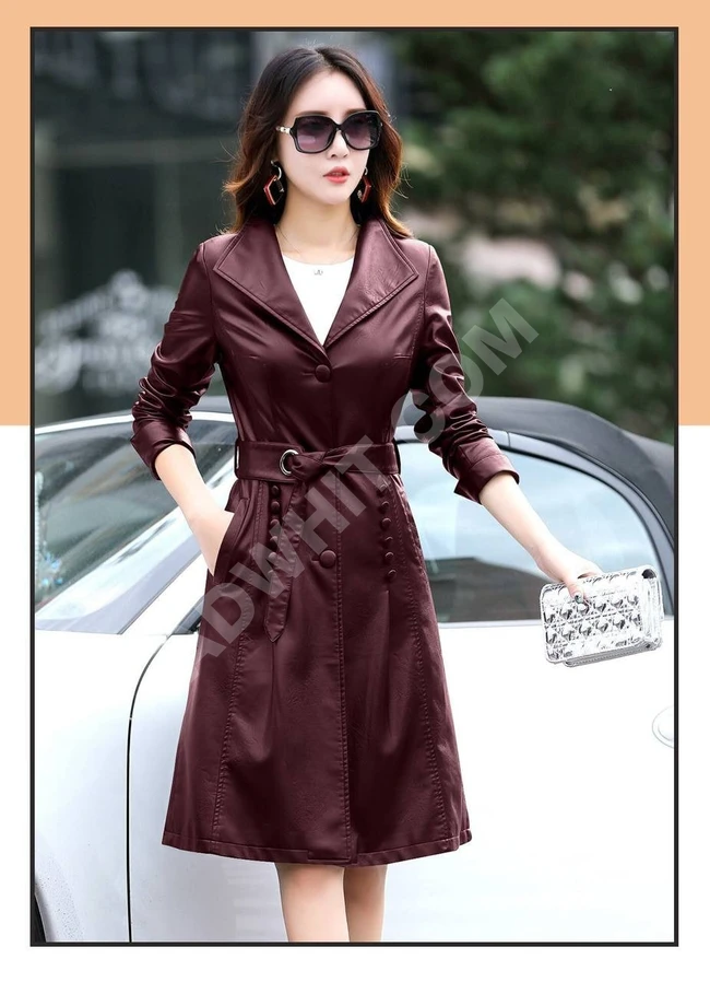 جاكيت جلد نسائي 