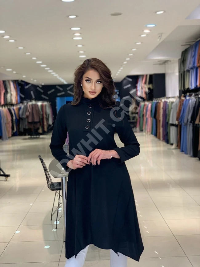 تونيك نسائي طويل مناسب للمحجبات 