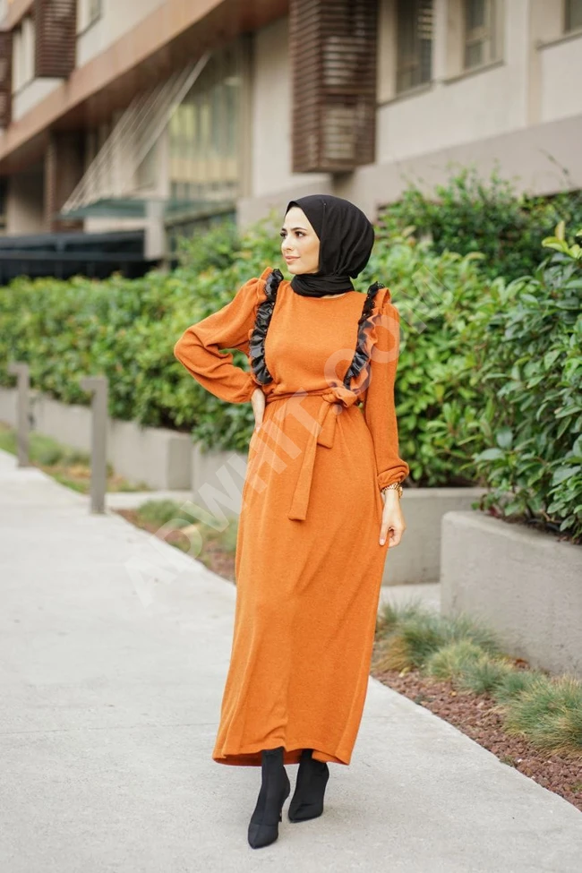 فستان نسائي طويل للمحجبات 