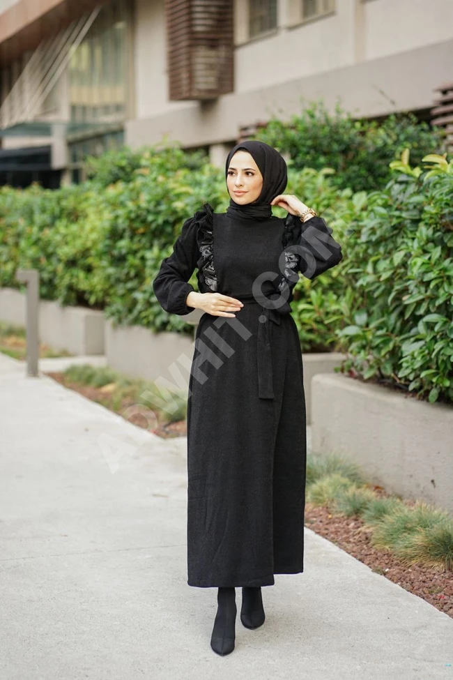 فستان نسائي طويل للمحجبات 