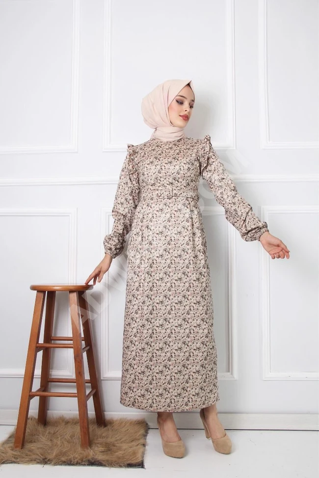 فستان نسائي طويل للمحجبات 