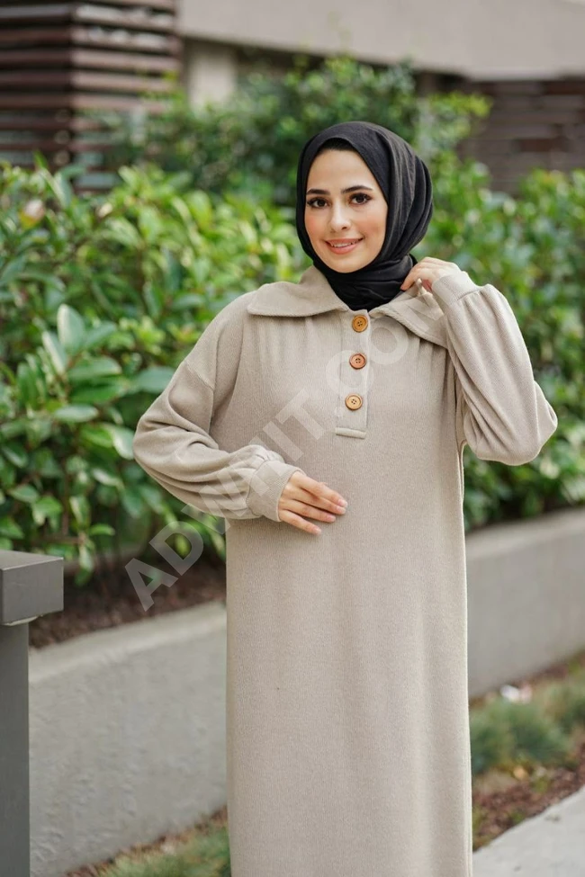 فستان نسائي طويل للمحجبات