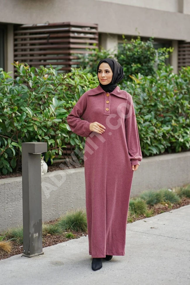 فستان نسائي طويل للمحجبات