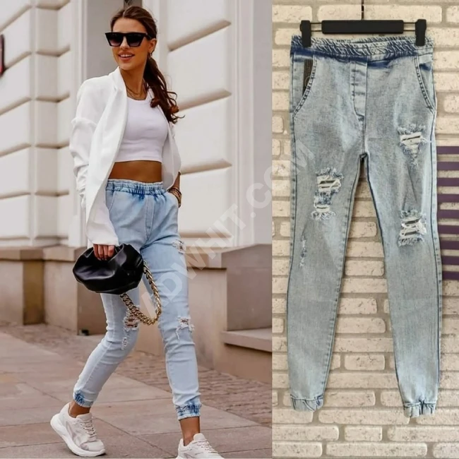 بنطال جينز نسائي 