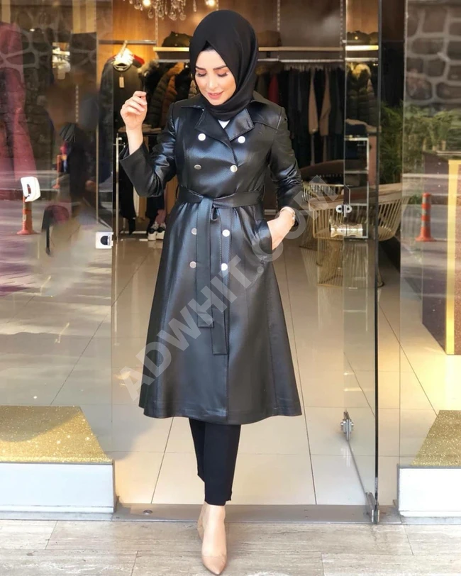 جاكيت جلد نسائي 