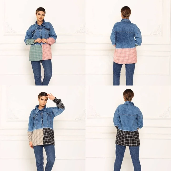 جاكيت جينز نسائي 