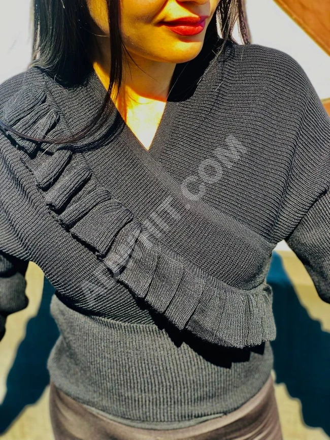 كنزة صوف نسائية 