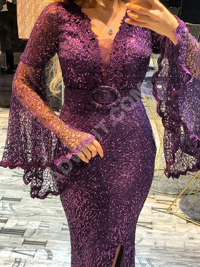 فستان سهرة نسائي طويل