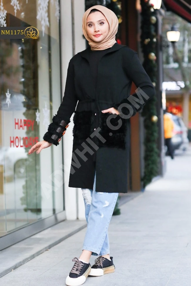 جاكيت صوف نسائي 