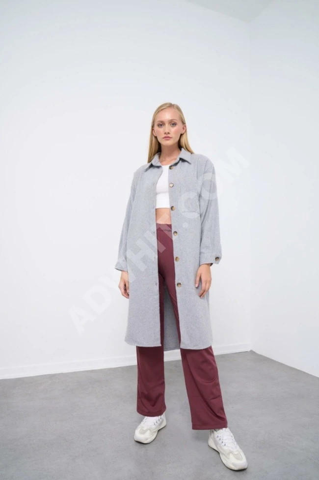 قميص نسائي طويل مناسب للمحجبات 