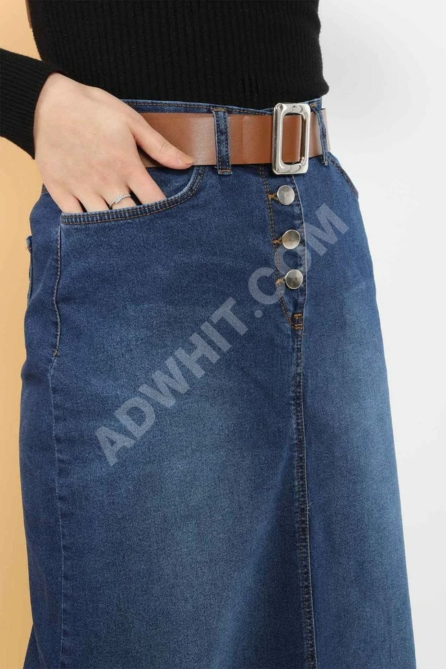 تنورة جينز نسائية 