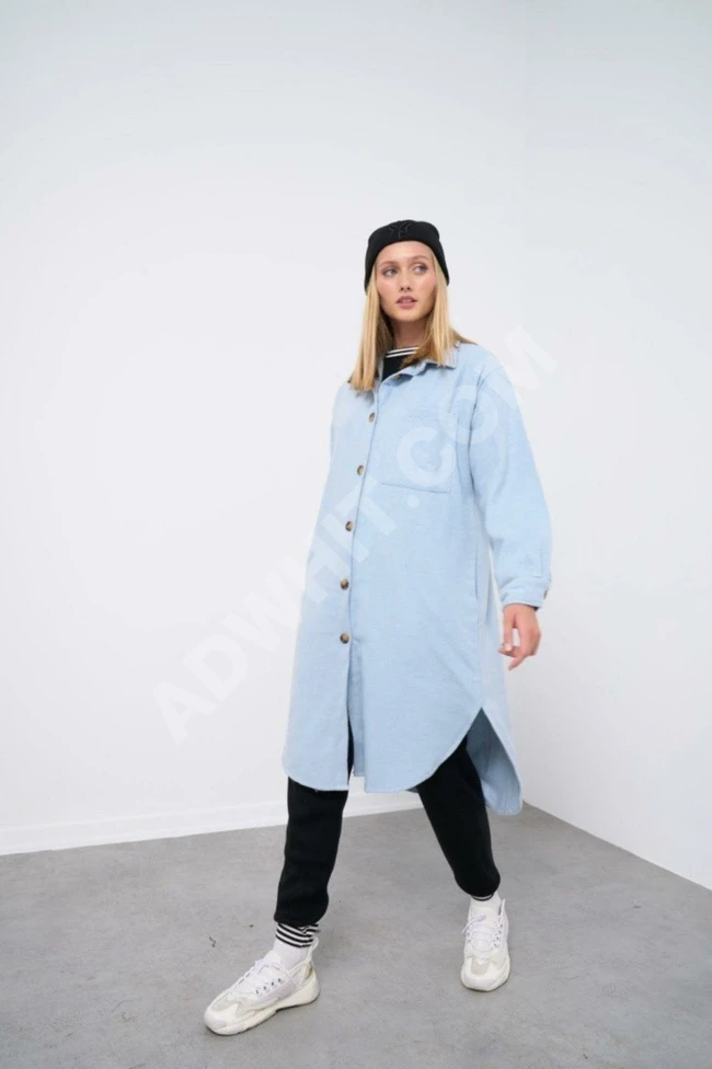 قميص نسائي طويل مناسب للمحجبات 