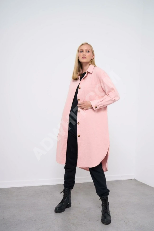 قميص نسائي طويل مناسب للمحجبات 