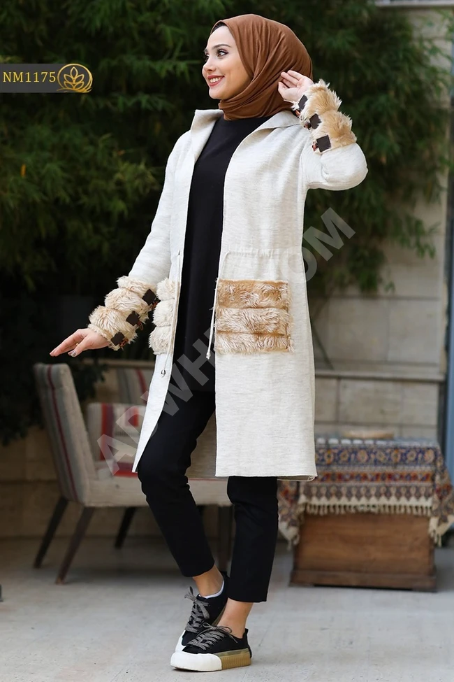 جاكيت صوف نسائي 