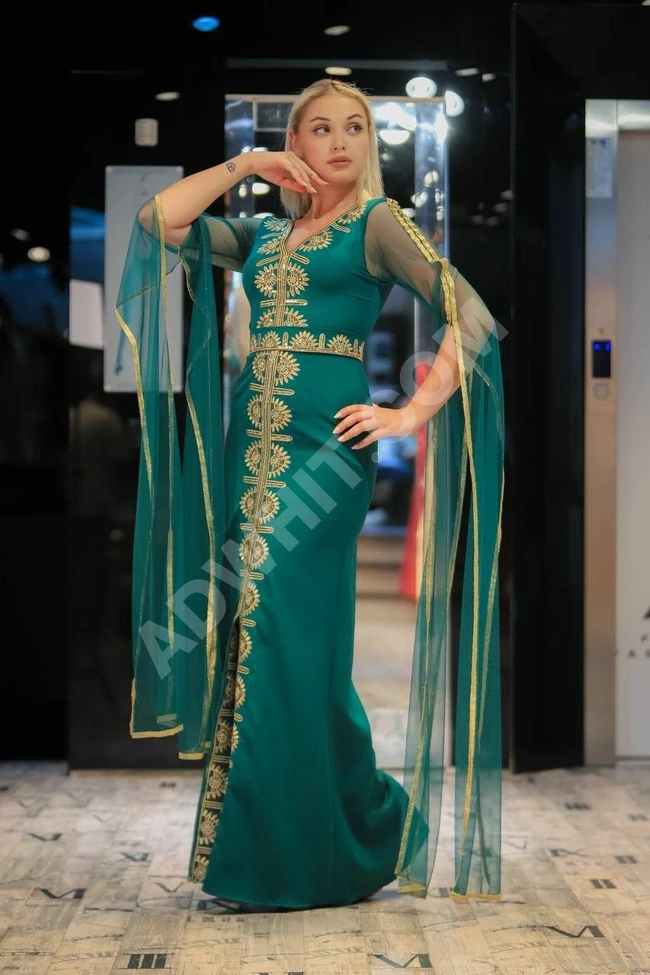 قفطان نسائي فاخر 