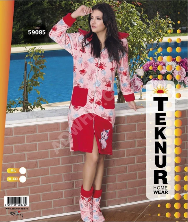 طقم نسائي شتوي مع حذاء