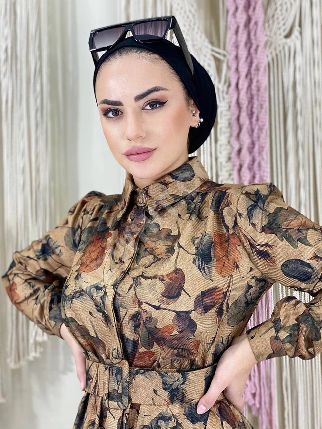 تونيك نسائي طويل للمحجبات 