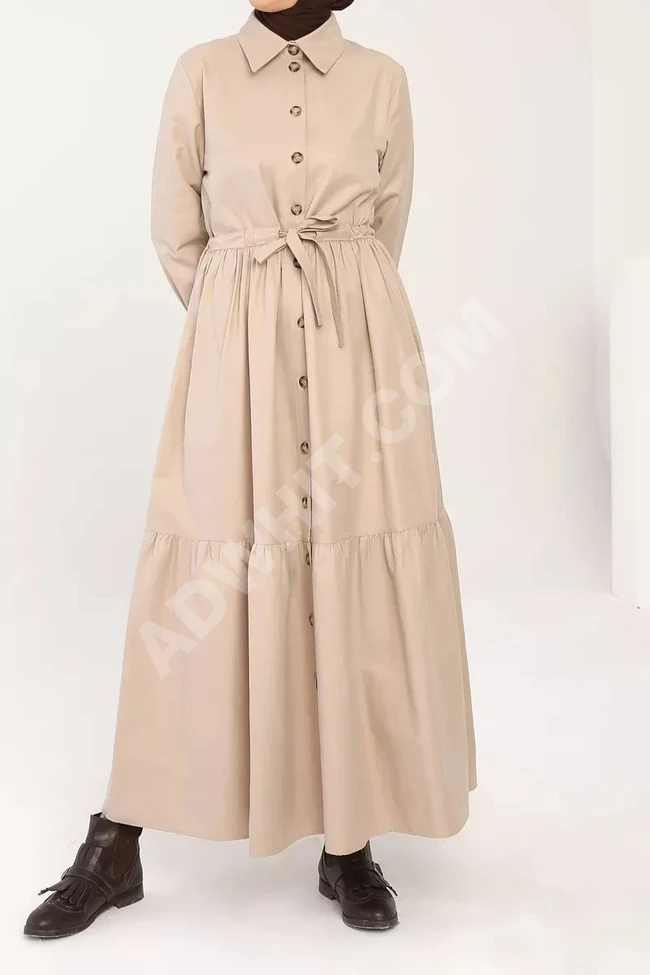 فستان نسائي طويل للمحجبات 