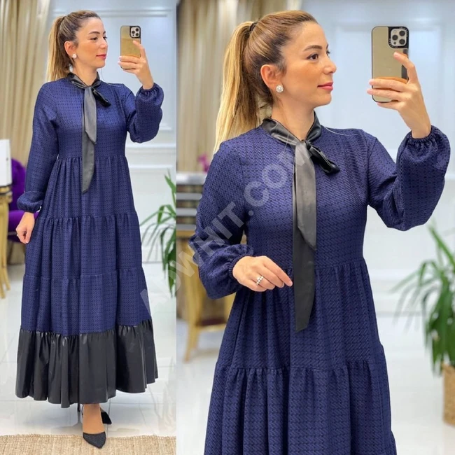 فستان نسائي طويل للمحجبات 