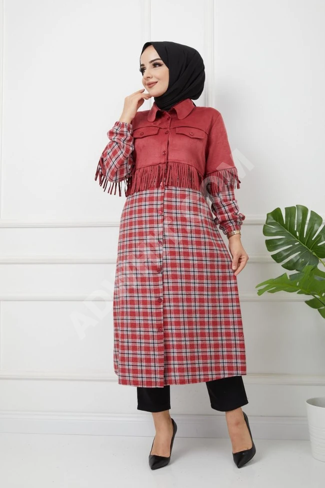 جاكيت نسائي طويل للمحجبات 