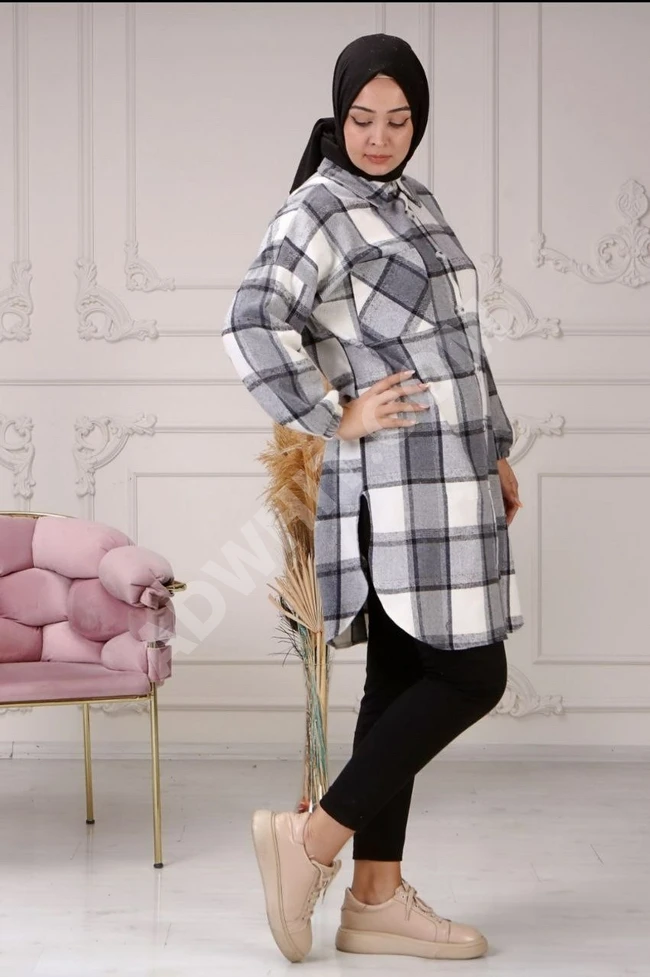 قميص نسائي طويل للمحجبات 