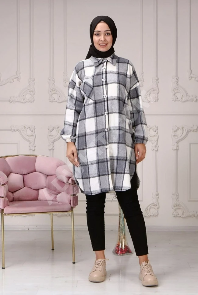 قميص نسائي طويل للمحجبات 