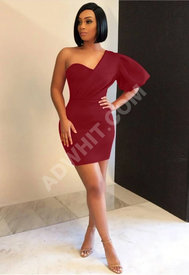 فستان سهرة نسائي قصير 