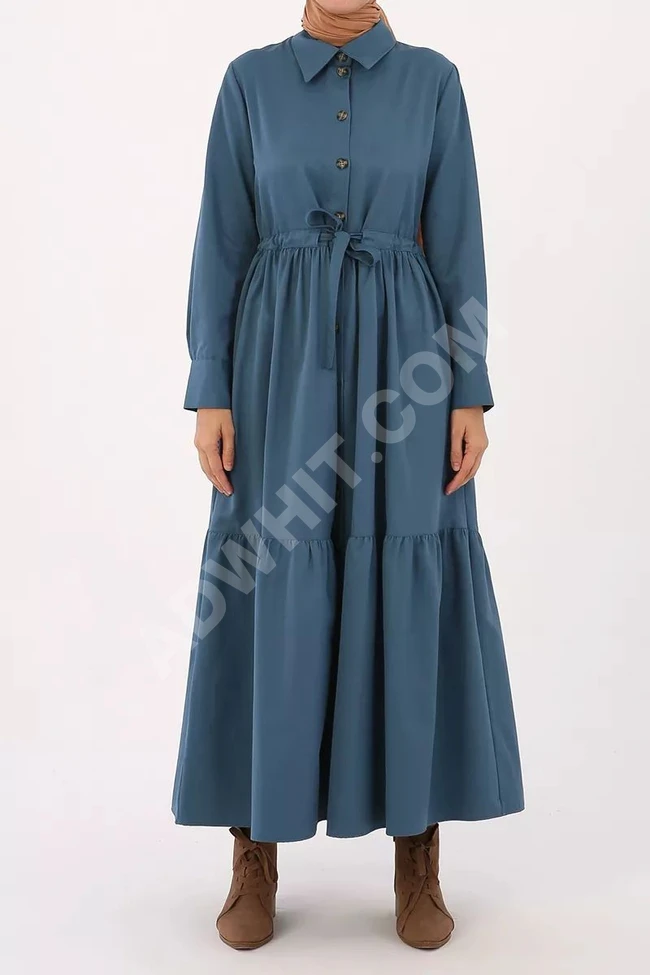 فستان نسائي طويل للمحجبات 