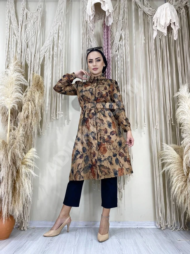 تونيك نسائي طويل للمحجبات 