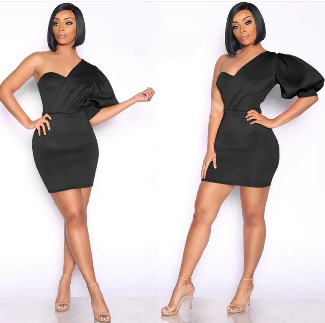 فستان سهرة نسائي قصير 