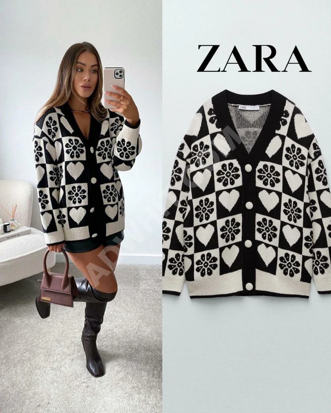 جاكيت صوف نسائي من زارا