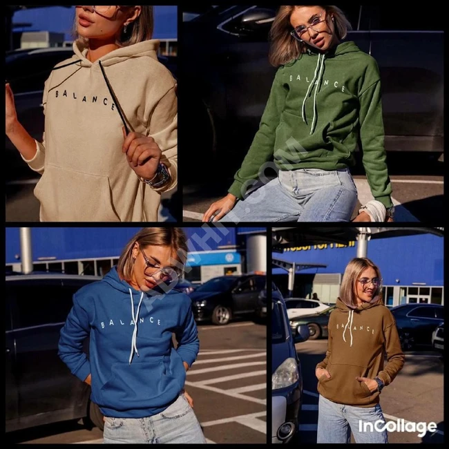 بلوفر نسائي بألوان متعددة 