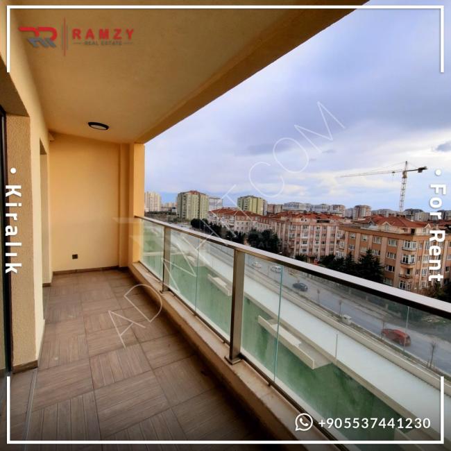شقة غرفتين نوم وصالة فارغة للإيجار السنوي في || إسطنبول - بيليك دوزو || بإطلالة رائعة على المدينة والمساحات الخضراء 