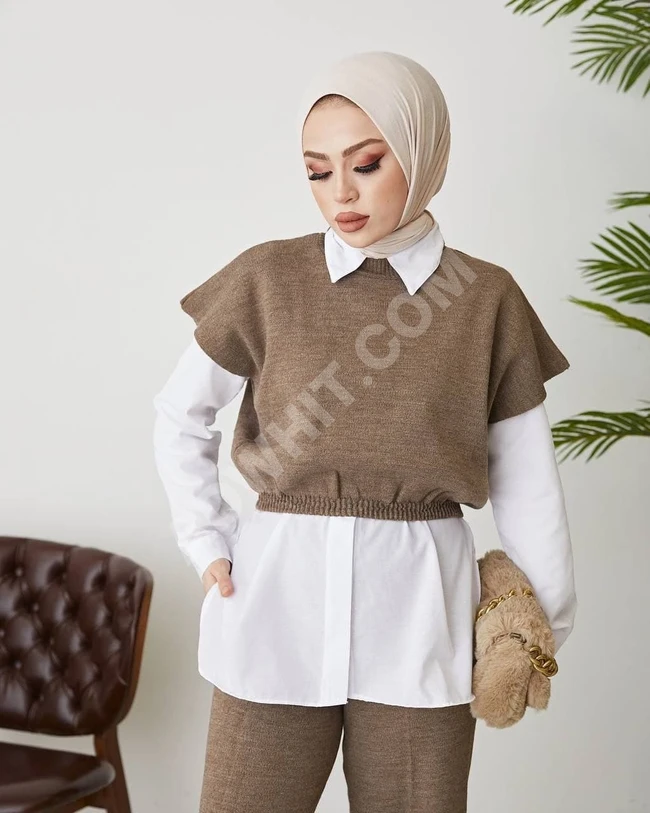 طقم نسائي تريكو