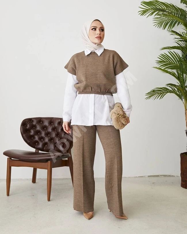 طقم نسائي تريكو