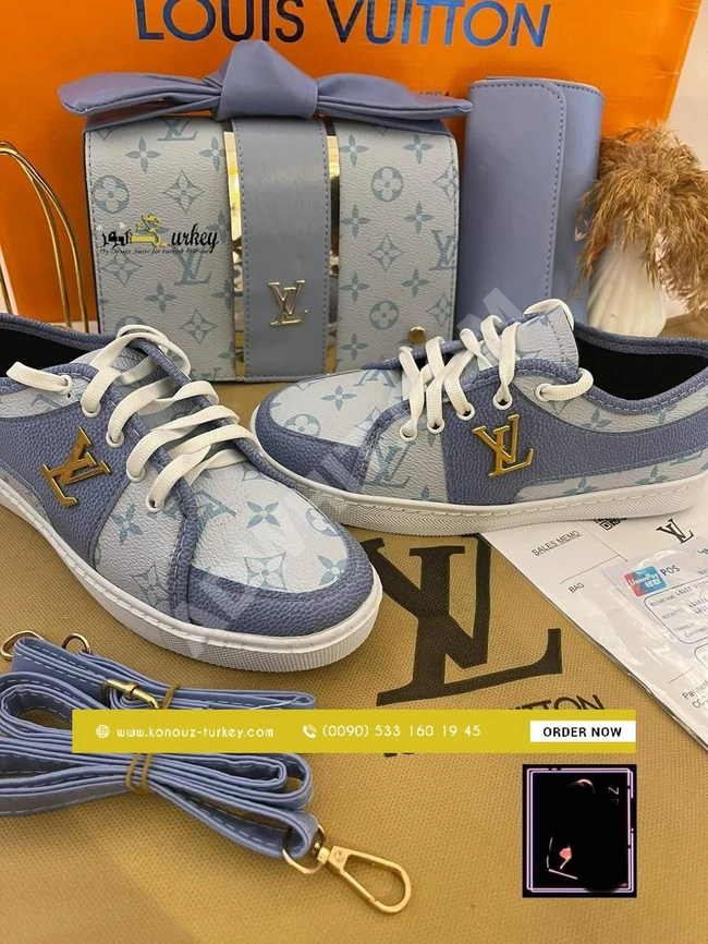 حذاء مع حقيبة