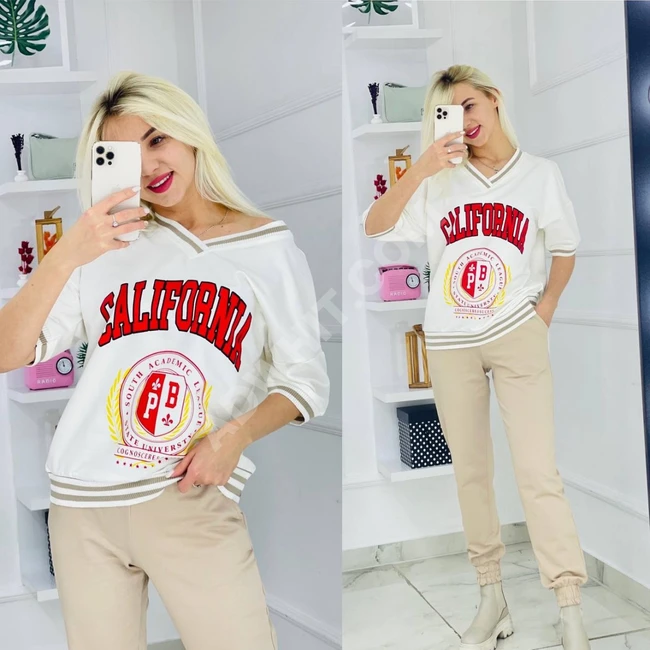 بيجاما قطعتين صيفي