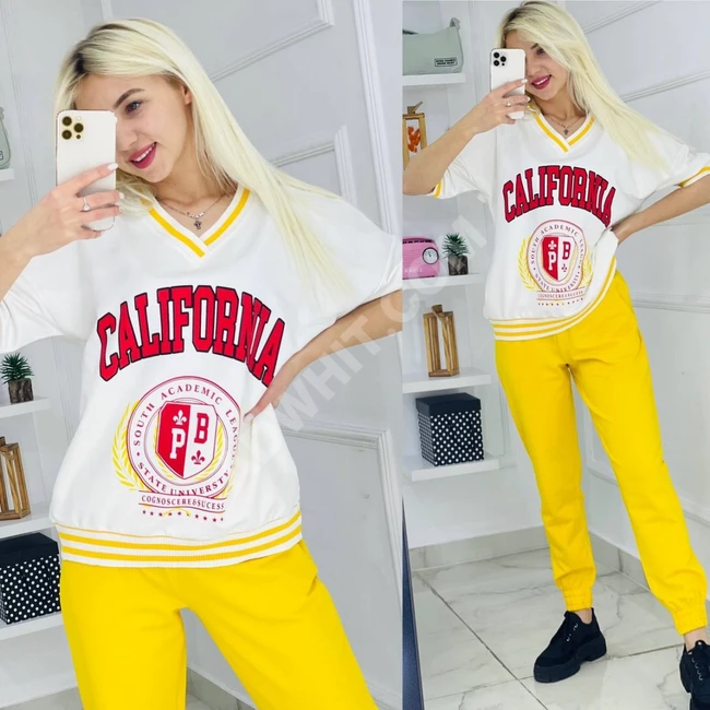 بيجاما قطعتين صيفي