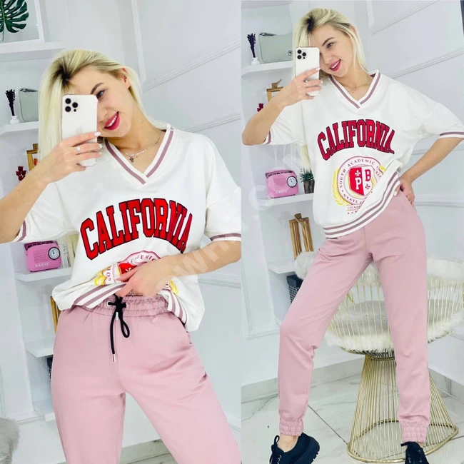 بيجاما قطعتين صيفي